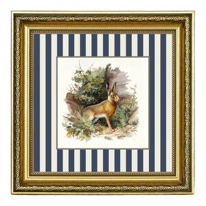 Classic Woodland Rabbit Framed Art